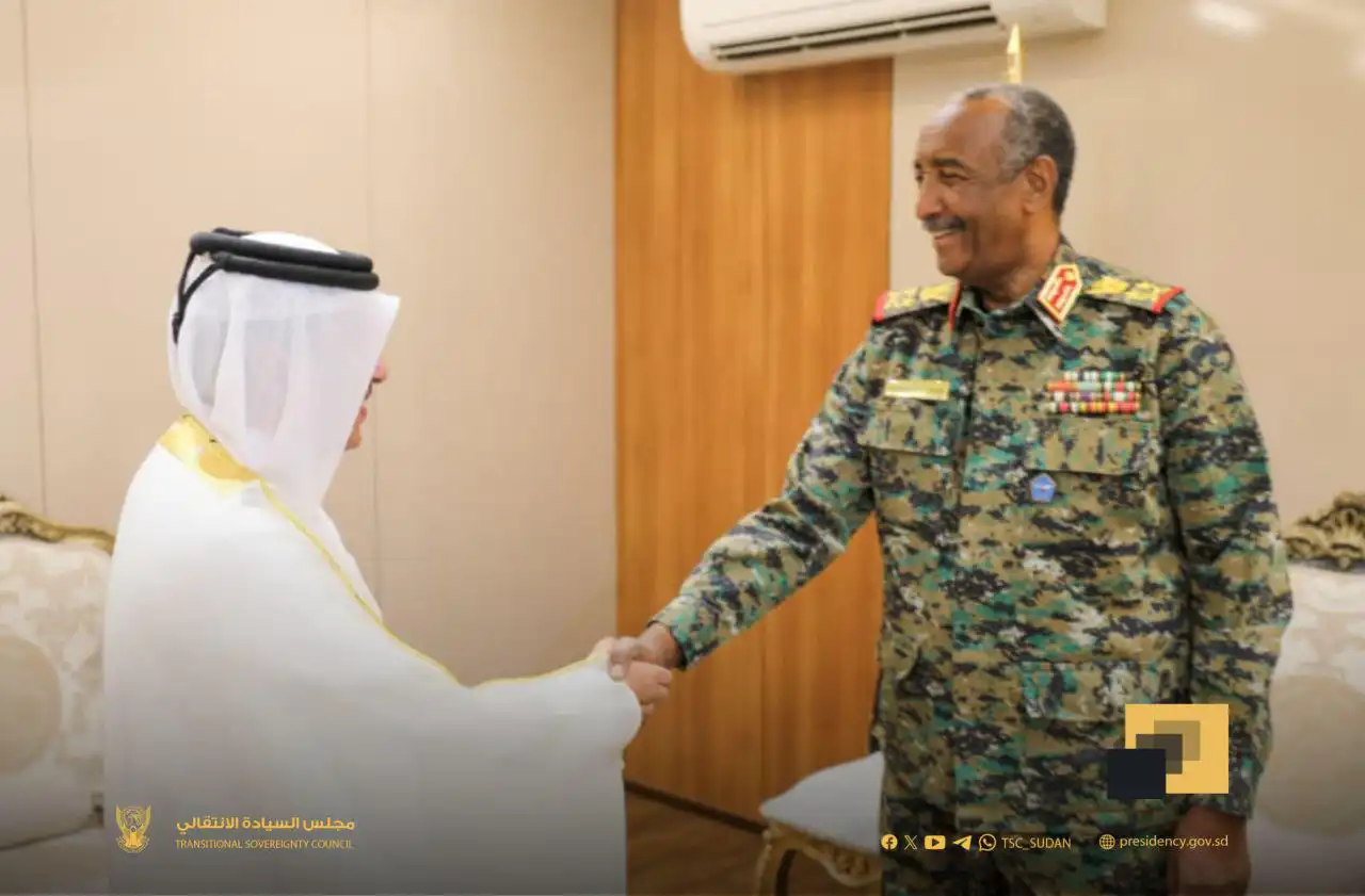 تفاصيل لقاء مهم بين البرهان وسفير قطر في الخرطوم