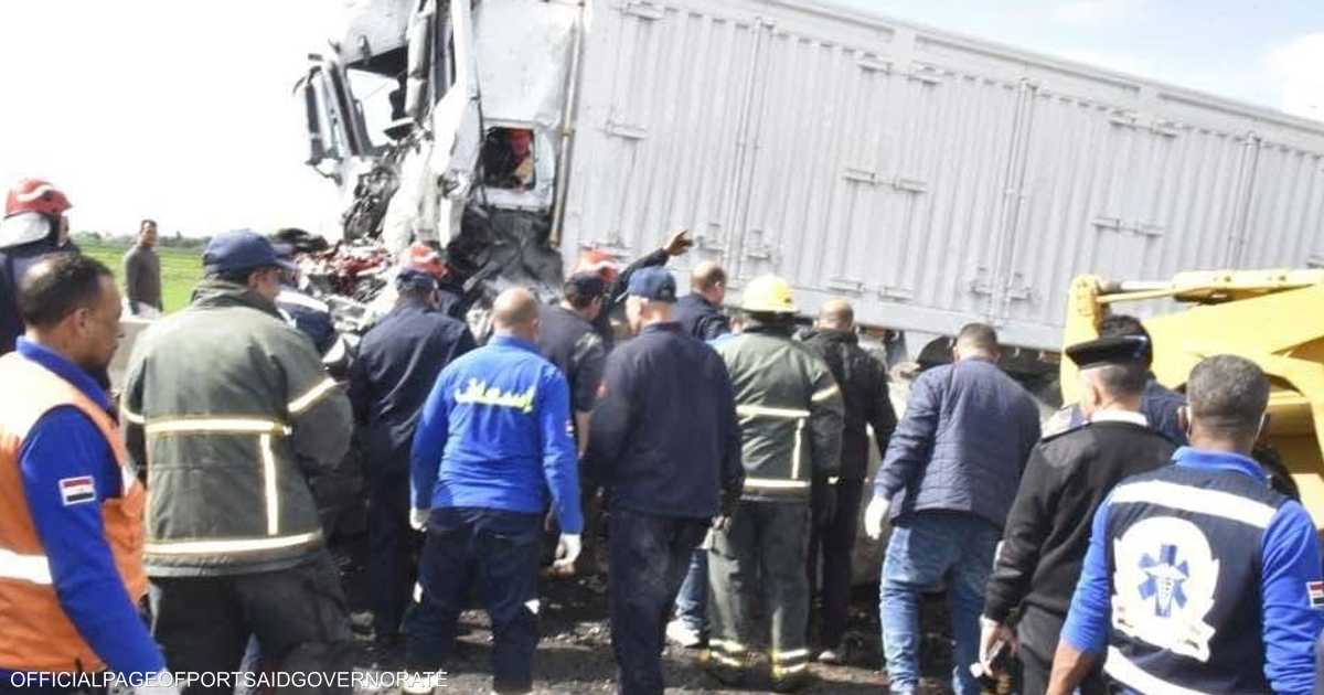 مصر.. مصرع 18 شخصا في حادث مروع جنوب بورسعيد
