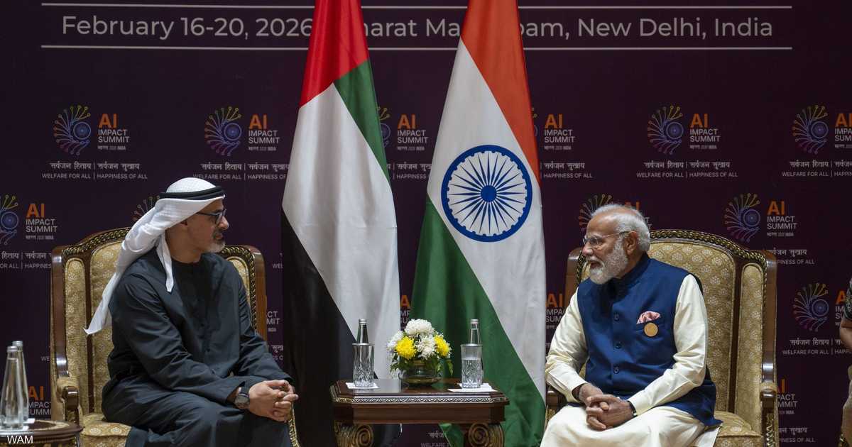 ولي عهد أبوظبي يبحث مع رئيس وزراء الهند تعزيز الشراكة