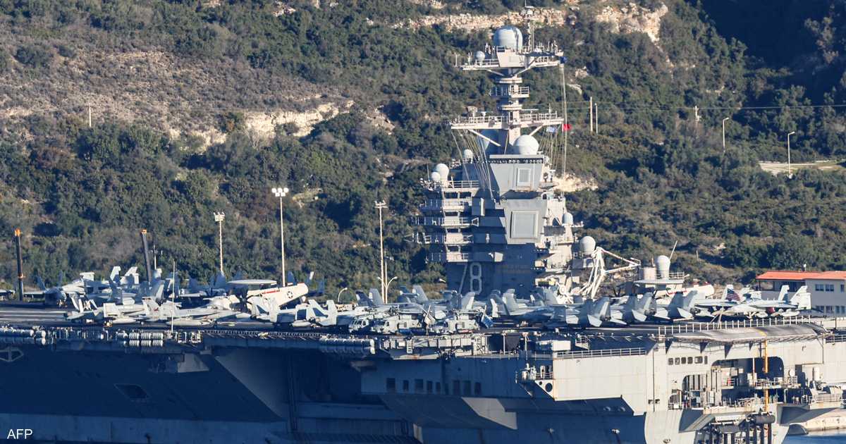 تعزيزات ضخمة.. حاملة الطائرات الأميركية الأكبر تبلغ اليونان