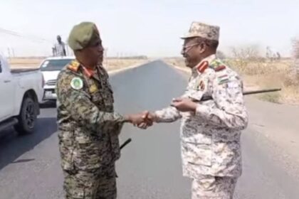 قائد ثاني الفرقة 22 مشاة بابنوسة يصل القضارف