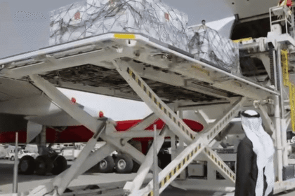 بشراكة إماراتية بحرينية.. إرسال شحنة إغاثية عاجلة إلى غزة