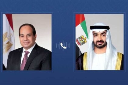 خلال اتصال مع رئيس الإمارات.. السيسي يدين اعتداءات إيران