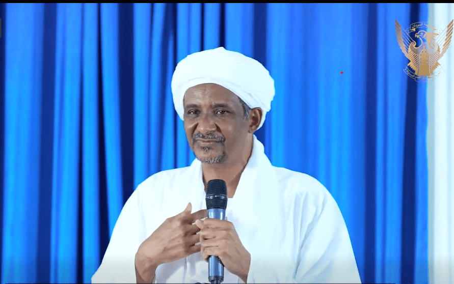 اعترافات صادمة في خطاب حميدتي رئيس حكومة تأسيس في كمبالا