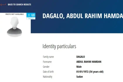 “الإنتربول” يدرج اسم عبدالرحيم دقلو في النشرة الخاصة