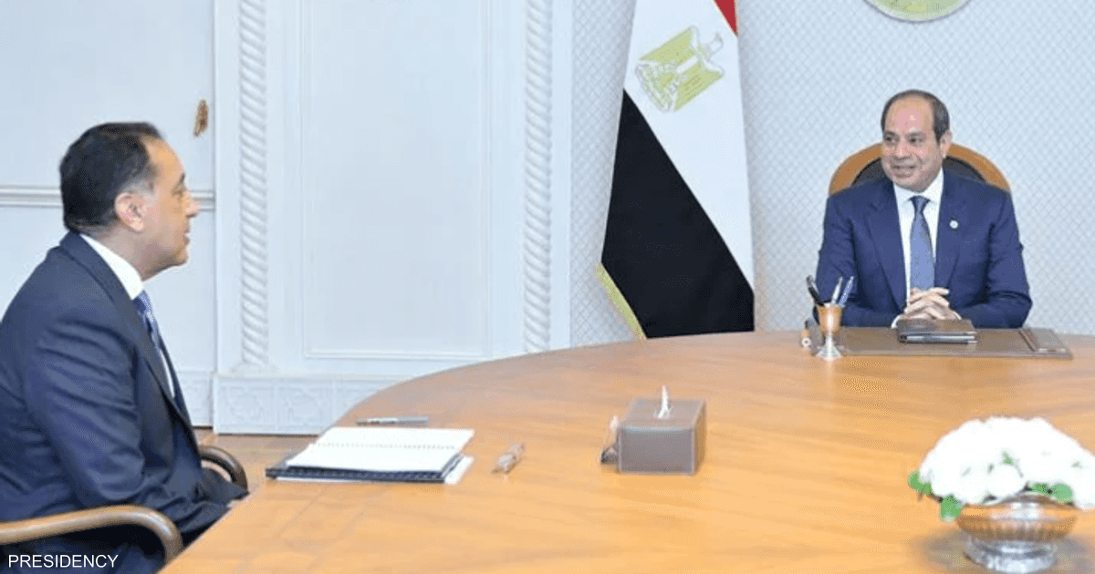 السيسي يبحث مع مدبولي إجراء تعديل على التشكيل الحكومي