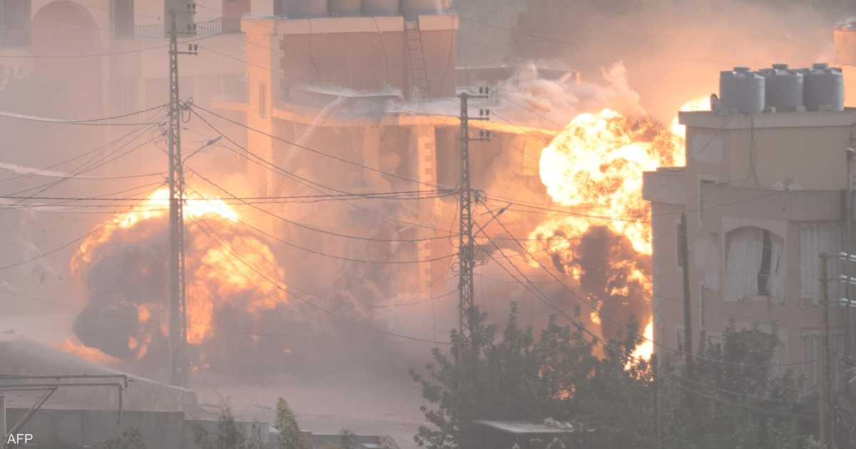 إسرائيل تشن سلسلة غارات مكثفة على الجنوب اللبناني