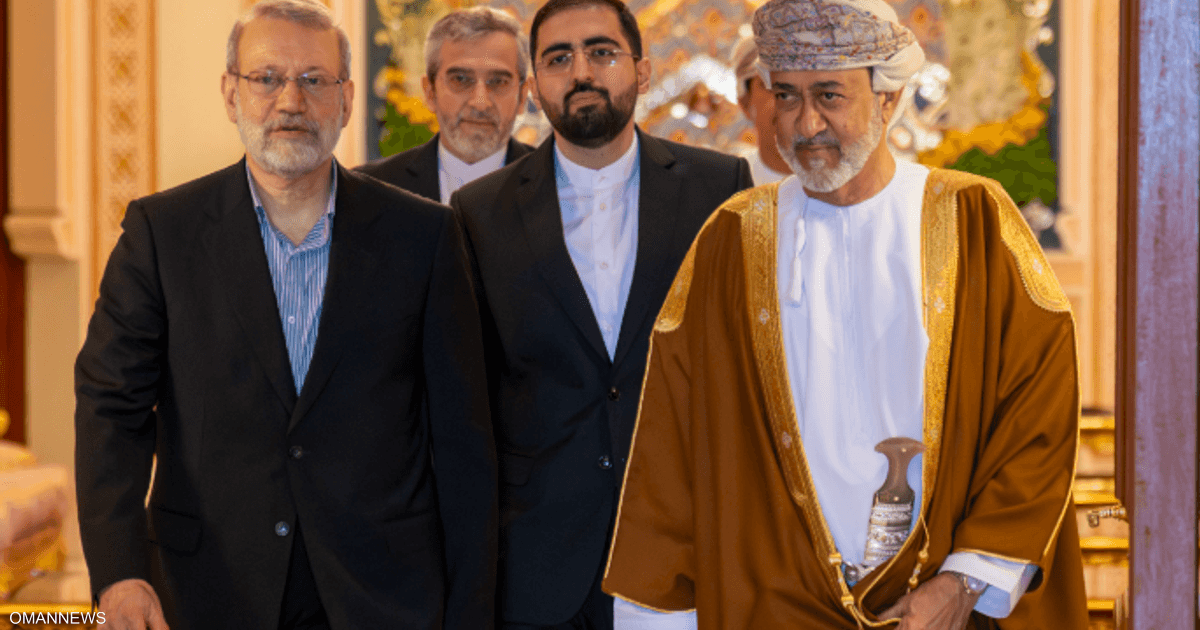 سلطان عمان يبحث مع لاريجاني مستجدات المفاوضات مع واشنطن