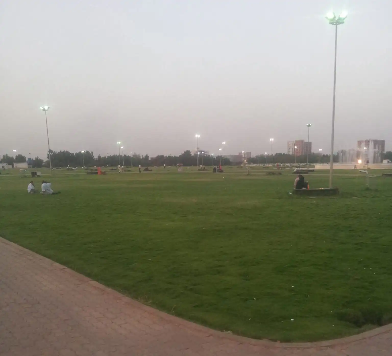 تحويل الساحة الخضراء إلى النجيل الصناعي