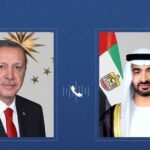 محمد بن زايد وأردوغان يبحثان علاقات التعاون بين البلدين