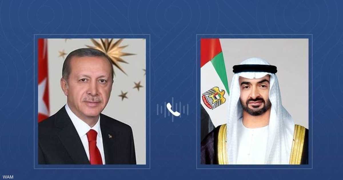 محمد بن زايد وأردوغان يبحثان علاقات التعاون بين البلدين