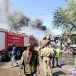 المسيرات تستهدف ورش لصيانة السيارات في الأبيض