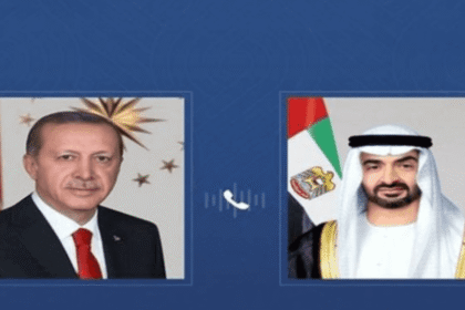 محمد بن زايد وأردوغان يبحثان تطورات المنطقة هاتفيا