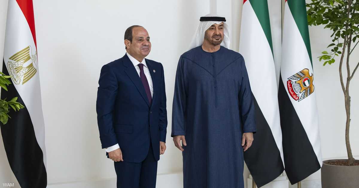 الشيخ محمد بن زايد والسيسي يبحثان التطورات الإقليمية