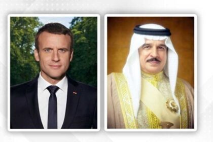 ماكرون يؤكد لملك البحرين إدانته للاعتداءات الإيرانية