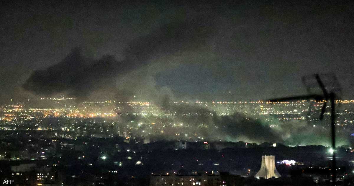 إسرائيل تعلن شن ضربات في وسط طهران