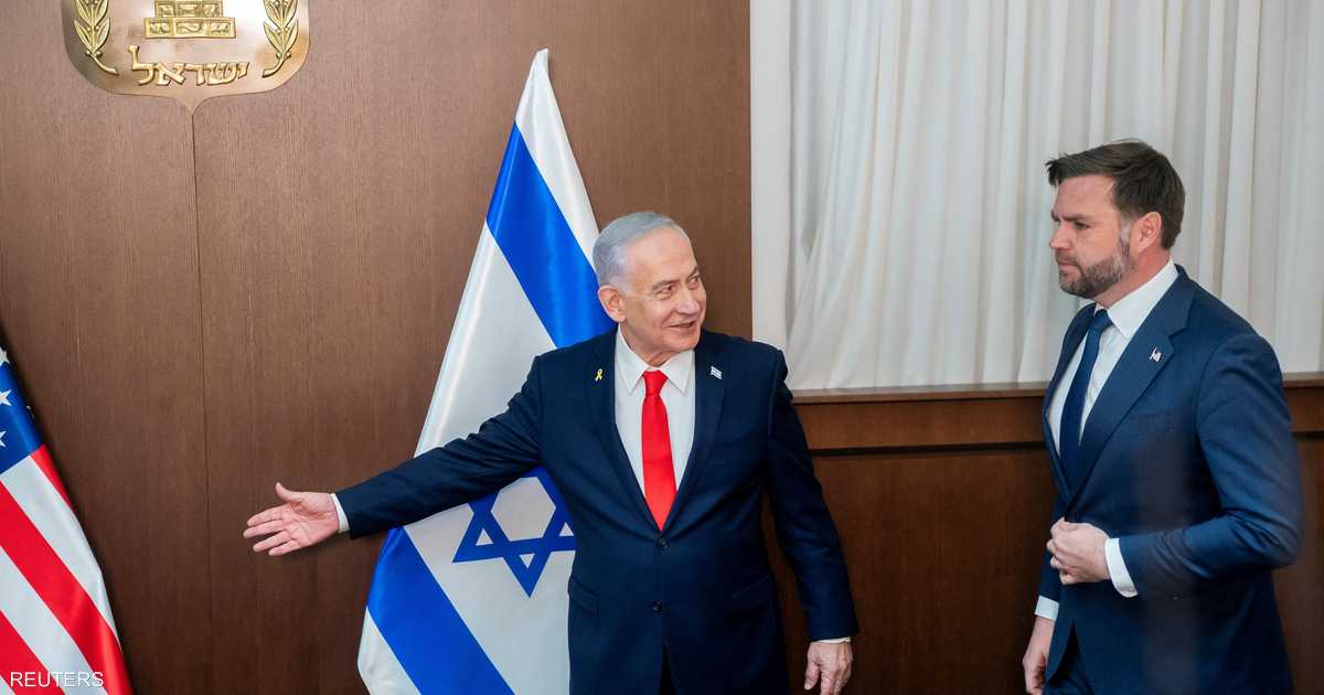 تقرير: فانس ونتنياهو ناقشا مكونات اتفاق محتمل مع إيران