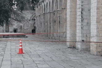 سقوط شظايا صواريخ على الأماكن المقدسة في القدس