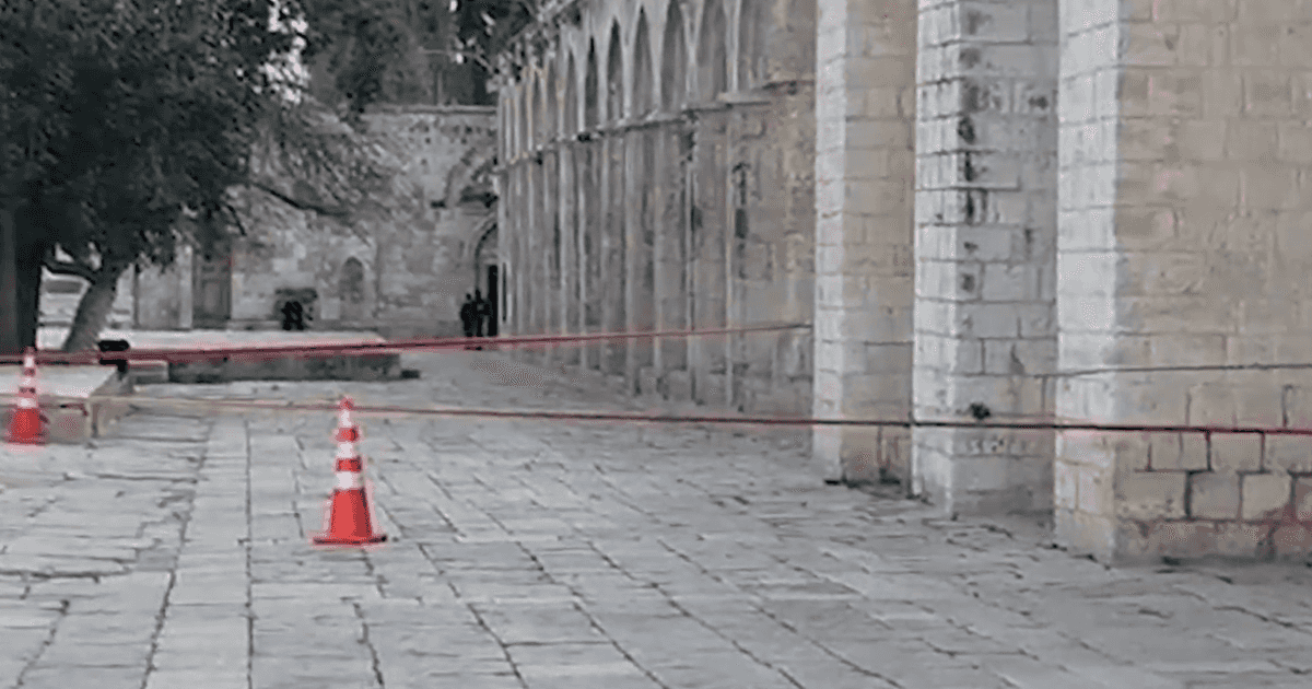 سقوط شظايا صواريخ على الأماكن المقدسة في القدس