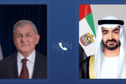 رئيسا الإمارات والعراق يبحثان هاتفيا التطورات الإقليمية