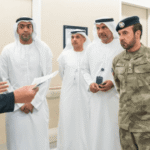 وفد قيادي من أبوظبي يزور المصابين جراء الأحداث الإقليمية