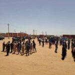 حملة أمنيةتداهم سوق الطواحين بمنطقة دارمالي في أبو حمد