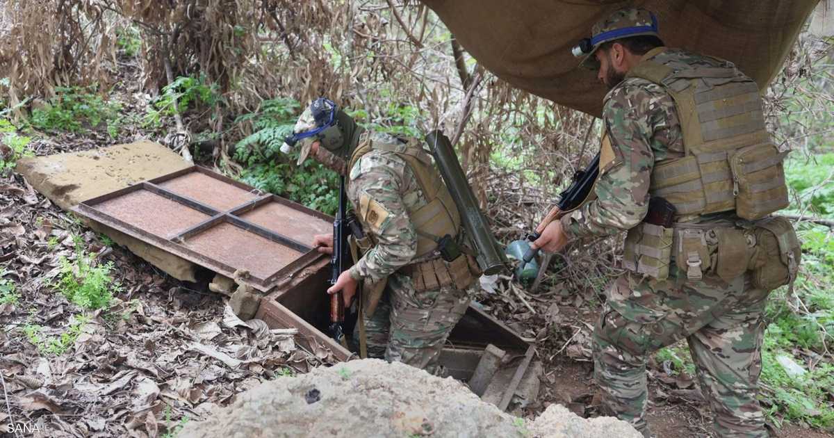 الجيش السوري يكتشف نفقين على الحدود مع لبنان