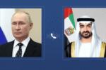 رئيس دولة الإمارات يبحث مع بوتين "الاعتداءت الإيرانية"