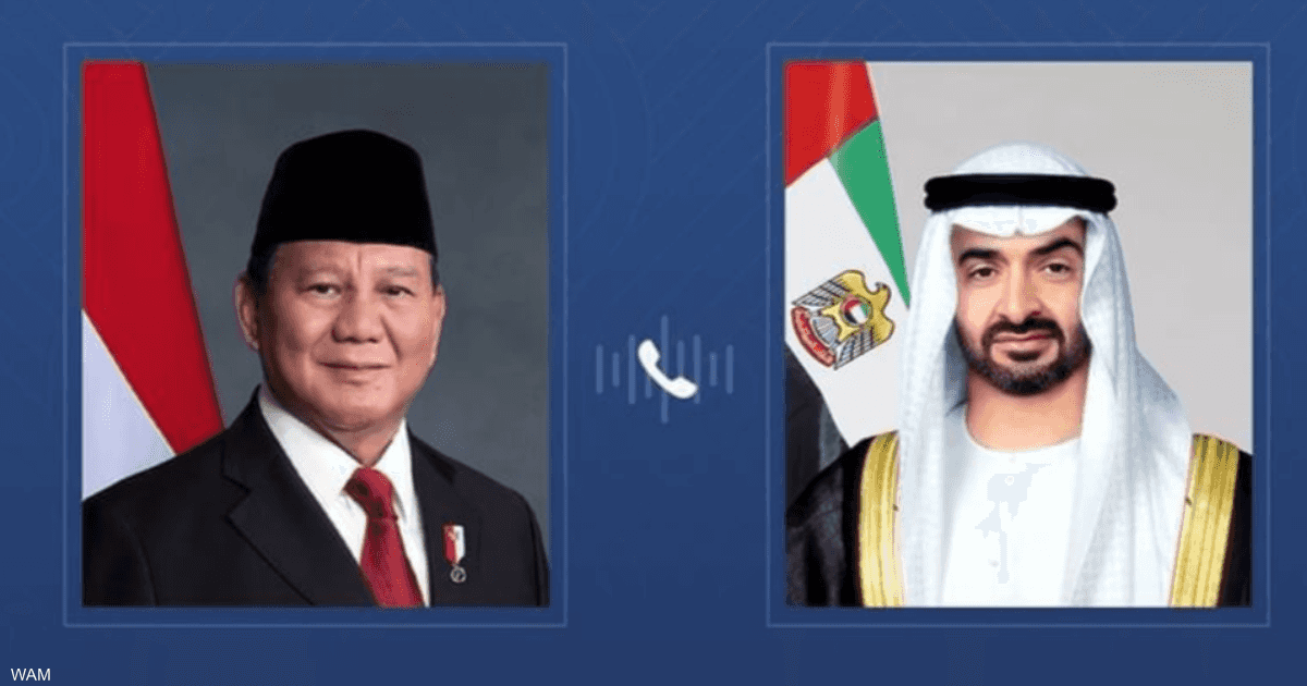 محمد بن زايد والرئيس الإندونيسي يبحثان التطورات في المنطقة