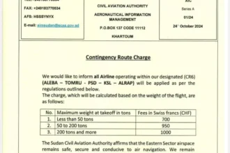 تسعير خدمات العبور الجوي في السودان