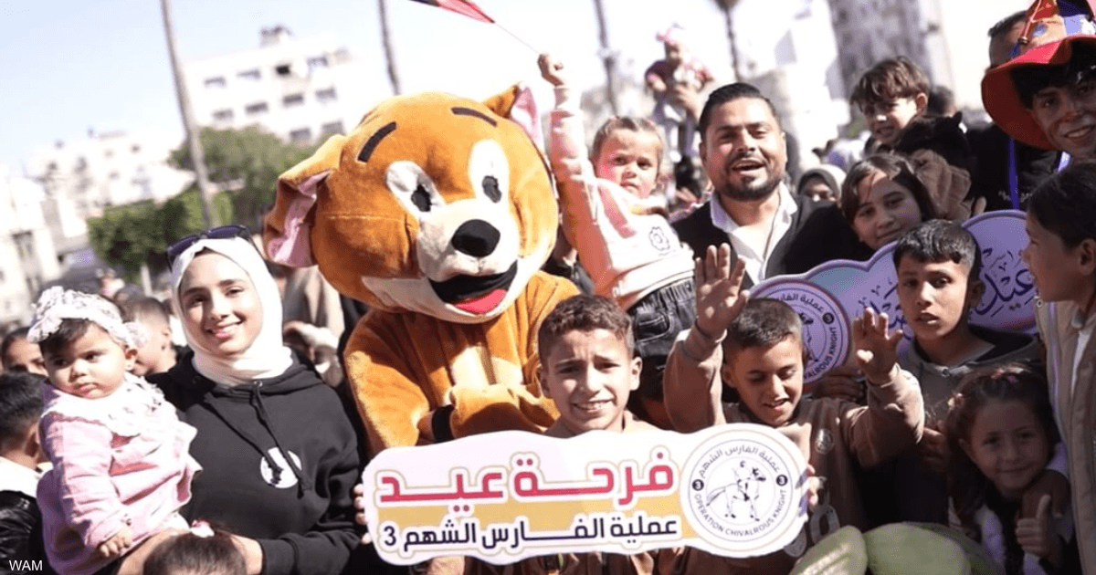 "الفارس الشهم 3" تنظم كرنفالا ترفيهيا للأطفال في غزة