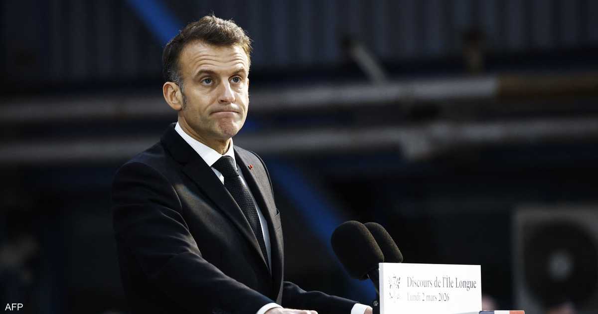 ماكرون: حزب الله يعرض المنطقة بأسرها للخطر