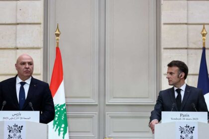 عون يطلب من ماكرون التدخل لعدم استهداف الضاحية الجنوبية