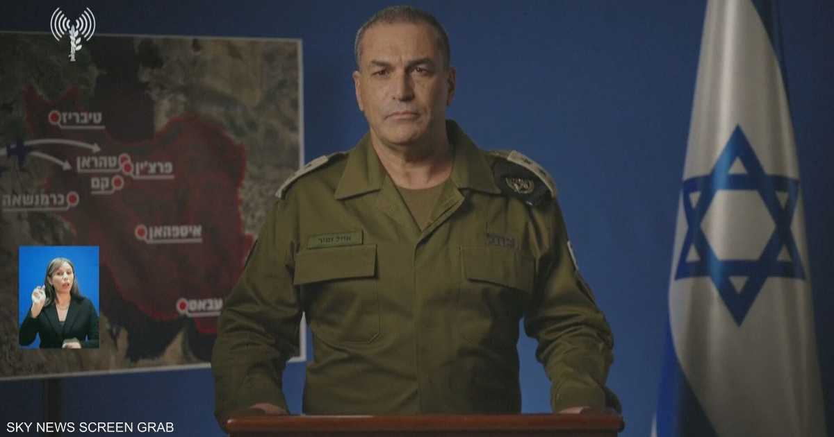 رئيس الأركان الإسرائيلي: قواتنا بصدد "سحق النظام الإيراني"