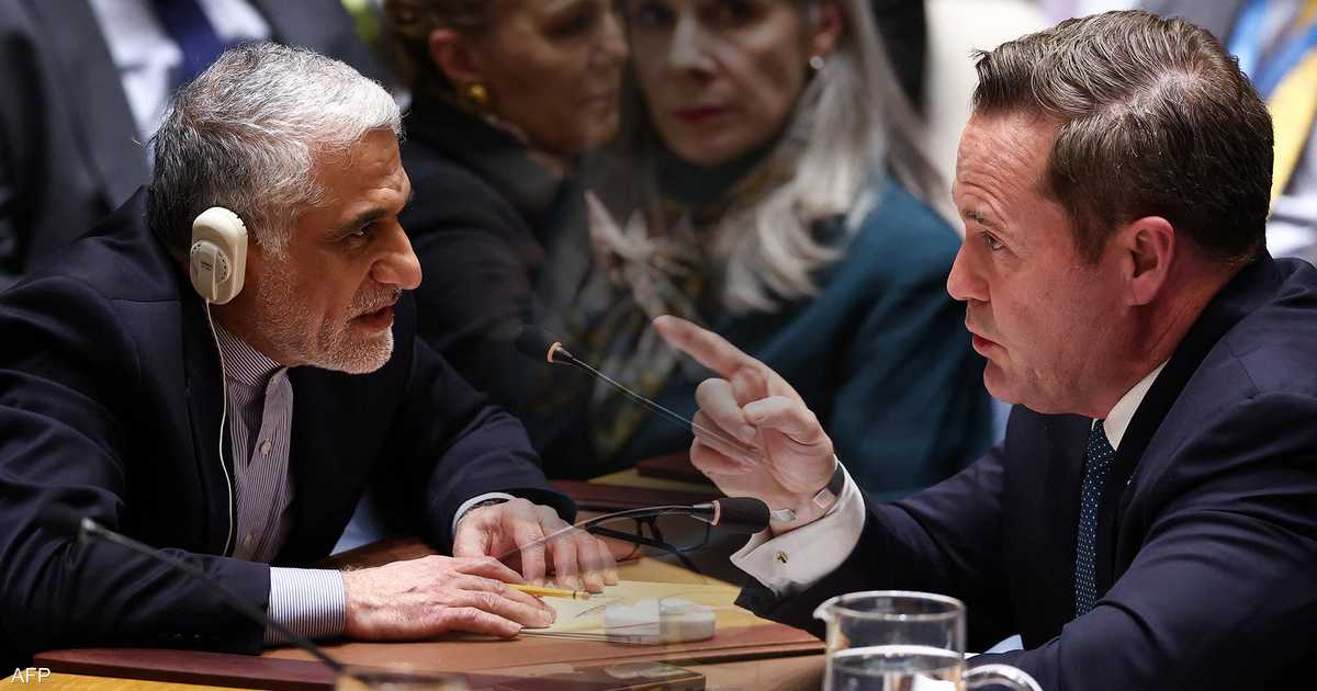 فيديو.. تلاسن بين مندوبي إيران وأميركا في مجلس الأمن