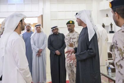 رئيس دولة الإمارات يزور وزارة الدفاع