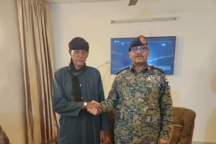 جابر و العطا يبحثان مع موسى هلال ترتيبات المشهد العسكري