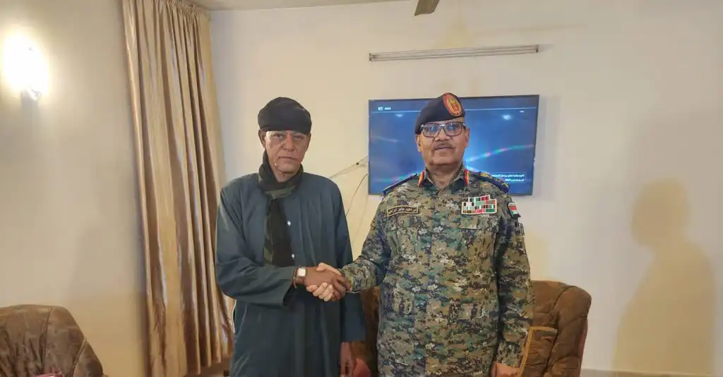 جابر و العطا يبحثان مع موسى هلال ترتيبات المشهد العسكري