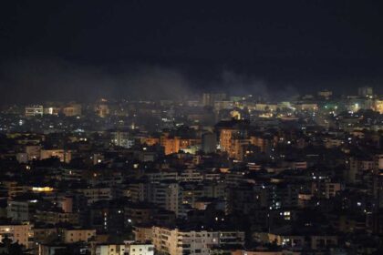 إسرائيل تعلن قصف بنى تحتية لحزب الله في بيروت