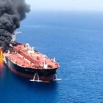 إيران تغرق ناقلة نفط في مضيق هرمز وتوقف 99% من نفط الإمارات