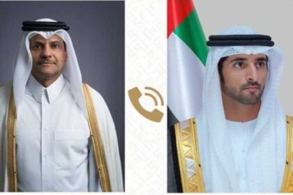 وزيرا دفاع الإمارات وقطر يبحثان التطورات الخطيرة في المنطقة