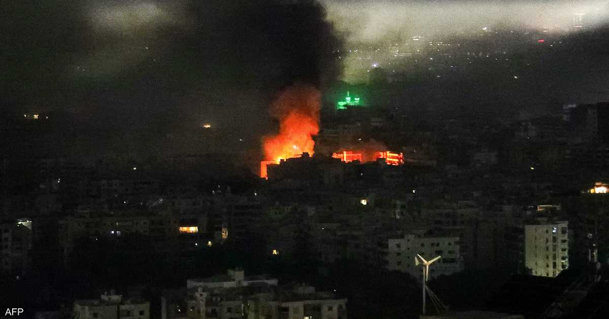 إسرائيل تقصف 10 أهداف استراتيجية لحزب الله في بيروت