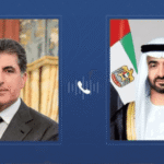 محمد بن زايد يتلقى اتصالا من رئيس كردستان العراق