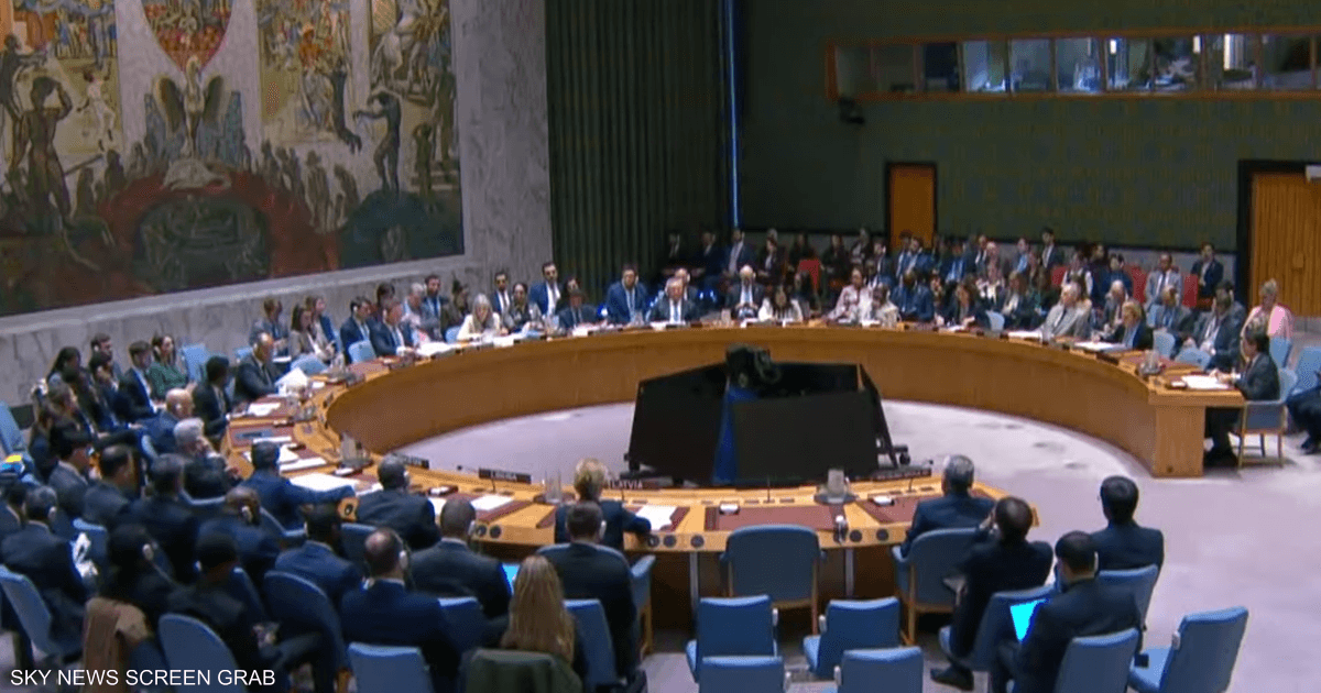 مجلس الأمن يعتمد مشروع قرار بشأن الاعتداءات الإيرانية