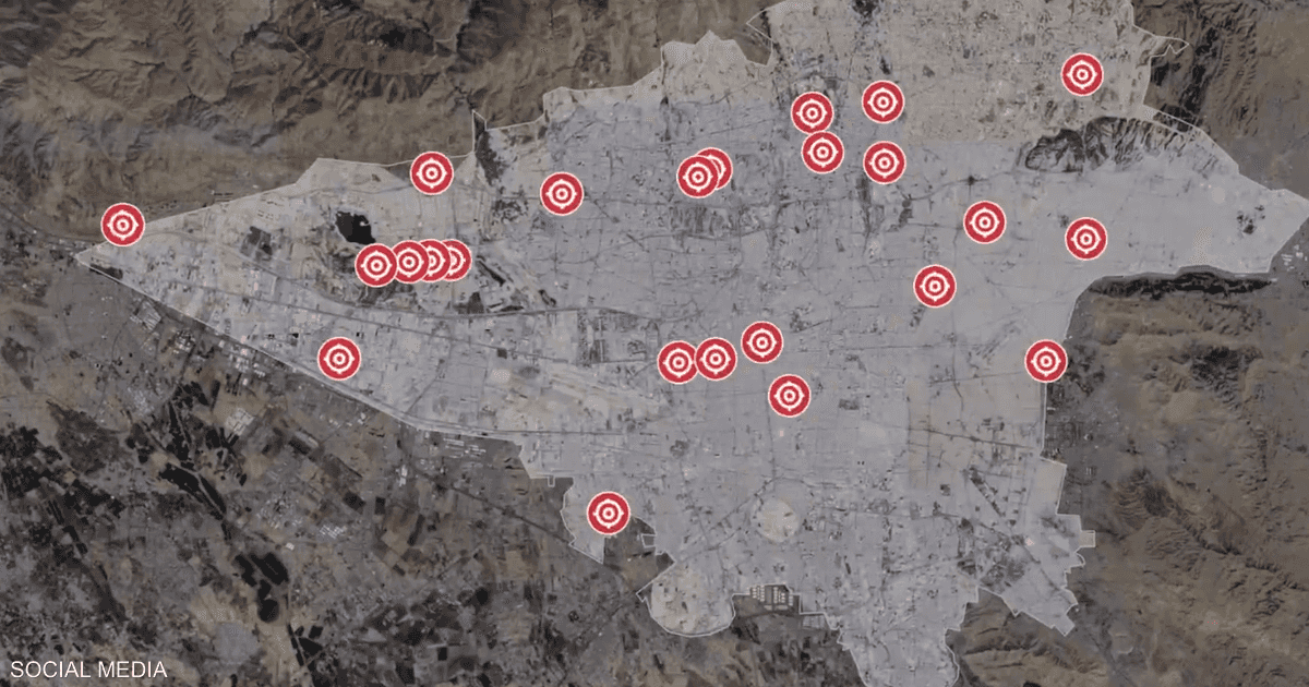 فيديو.. إسرائيل تضرب مقرات قيادة الأمن الداخلي في طهران