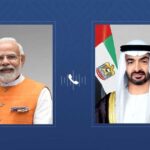 محمد بن زايد ورئيس وزراء الهند يبحثان هاتفيا تطورات المنطقة