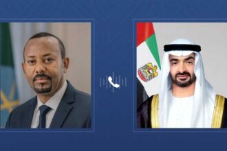 الشيخ محمد بن زايد يتلقى اتصالا هاتفيا من رئيس وزراء إثيوبيا
