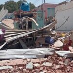 تدمير المستشفى البريطاني في الأبيض