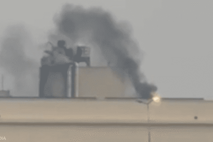 فيديو.. ضربة تستهدف السفارة الأميركية في بغداد