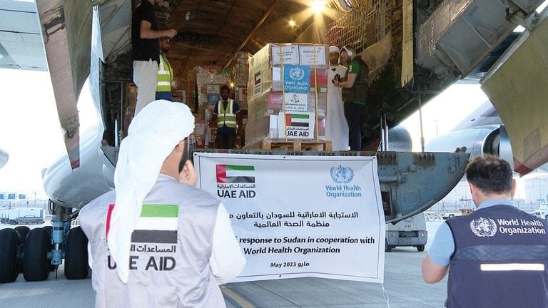 الأمم المتحدة تكشف المسار الجوي الإماراتي لدعم الدعم السريع